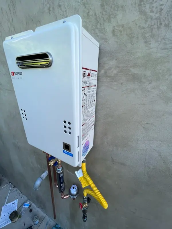 Tankless water heater installation for Riverview homes